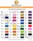 40 Colors Compatible with Brother Polyester Embroidery Machine Thread Kit